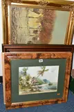comprising two John Bampfield (1947) oils on canvas, by Five Decorative Oil And Watercolour Pictures, OIL AND WATERCOLOUR, sold Jan 2024