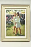 The colour and glamour of ascot by Sherree Valentine Daines, print on board, sold Jan 2024
