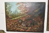 Woodcock at autumn by John Cyril Harrison, oil on canvas, offered Jan 2024