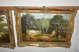 The first depicts a by Ronald Cavalla, oil, sold Jan 2024