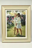 The colour and glamour of ascot by Sherree Valentine Daines, print on board, sold Jan 2024