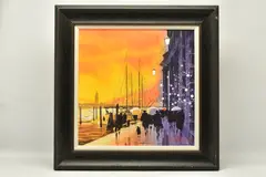 Venice skyline by Peter J. Rodgers, watercolour, sold Jan 2024
