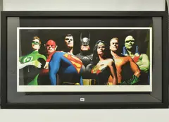 Original seven by Alex Ross, print on paper, sold Jan 2024