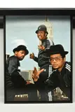 Run dmc - my adidas by Nick Holdsworth, mixed media on paper, sold Jan 2024