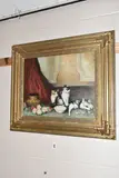 A study of three kittens by Graham Metsu, oil on board, offered Jan 2024