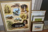 Six original paintings comrpising an oil and watercolours by Robert Brindley, OIL AND WATERCOLOURS, sold Jan 2024