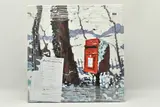Snowy post box by Timmy Mallett, print, sold Jan 2024