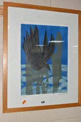 Night by Heinke Jenkins, 1997, LINOCUT, sold Jan 2024