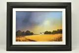 Sweeping skies by Barry Hilton, print on board, sold Dec 2023