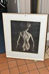 Back study by Francis Robert Kelly, etching, sold Dec 2023