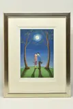 The goodnight kiss by Paul Horton, print on paper, sold Dec 2023