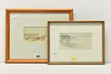 Escapement near basel by Hugh Casson, watercolour on paper, sold Nov 2023