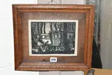 A gypsy encampment at night by Eric Hesketh Hubbard, pencil, sold Nov 2023