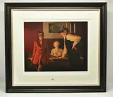 The sparrow and the hawk by Jack Vettriano, print, sold Nov 2023