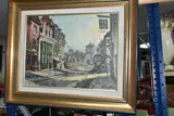 Evening, holy trinity church, sutton coldfield by James Priddy, oil on canvas, sold Nov 2023