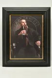 Captain fawcett by Vincent Kamp, print on board, sold Nov 2023