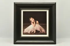 Ballet shoes i by Darren Baker, print on board, sold Nov 2023