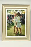 The colour and glamour of ascot by Sherree Valentine Daines, print on board, sold Nov 2023