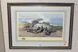Elephant seals by David Shepherd, print (other), sold Nov 2023