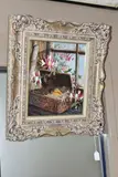 A robin nesting in a tin by David Feather, oil on canvas, sold Oct 2023