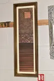 An abstract composition by Charlie Butler, mixed media on board, sold Oct 2023