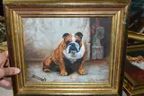 Nancy by Johnny Gaston, oil on canvas, sold Oct 2023