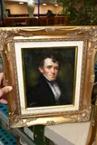 The first titled verso ' by Johnny Gaston, 1984, oil, sold Oct 2023