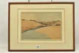 Rosbiquot bay by Martin Hardie, 1920, Watercolour', watercolour on paper, approximate size, sold Oct 2023