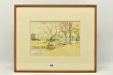 Study of trees by Francis Edward James, watercolour on paper, sold Oct 2023