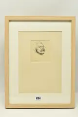 Portrait sketch by William Dring, 1929, charcoal on paper, sold Oct 2023