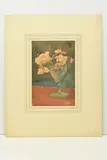Still life study of flowers in a glass by Dougal Sutherland McCOLL, watercolour on paper, sold Oct 2023