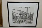 Pest from buda by Sidney Lawrence, watercolor, sold Oct 2023