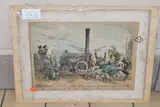 The pleasures of the rail-road, caught in the rail-way by Henry Heath, print, sold Oct 2023