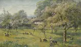 A Spring Morning by Arthur Henry Knighton-Hammond, Oil on canvas, sold Dec 2023