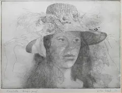 Charlotte by John Stanton Ward, Etching, sold Dec 2023