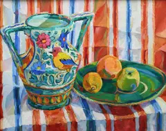 The Yellow Bird Oil on canvasboard 49 by Michael Warren, Oil on canvasboard, sold Dec 2023