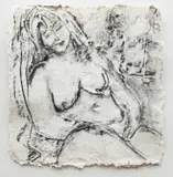 Basking by Mary N. Balcomb, oil, offered Dec 2023