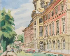 Palais du Luxembourg by Walter Taylor, Watercolour and chalk heightened with white, offered Dec 2023