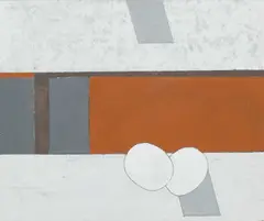Portland - Arid Noon Signed by George Dannatt, Gouache on card, sold Dec 2023