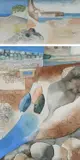 St Michael's Mount by Sheila Tolley, pencil and watercolour9, sold Dec 2023