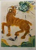 Aries Signed and numbered 204/250 Dali by Salvador Dalí, Lithograph, sold Dec 2023