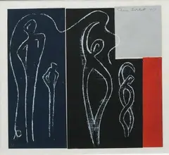 Dancers Screenprint 20 by Denis Mitchell, Screenprint, sold Dec 2023