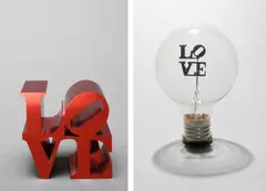 Love by Robert Indiana, sculpture, sold Dec 2023