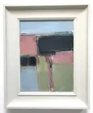 Pink Path Signed by Boo Mallinson, Acrylic on board, sold Oct 2023
