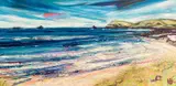 Long View of Constantine Bay by Madeleine Braithwaite-Exley, Acrylic, sold Oct 2023