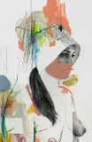 Portrait of a Mother No by Patrick Morales-Lee, Pencil, oil pastels and acrylic on paper, sold Oct 2023