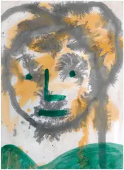 Mona Signed by Paul Chisholm, Oil and acrylic on board, sold Oct 2023