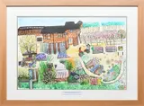 Untitled by Rachel Smith-Ruffle, Watercolour heightened with white on paper, sold Oct 2023