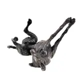 Stretching Lurcher Signed with initials LP by Laura Pentreath, Bronze, from an edition of, sold Oct 2023