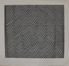 Untitled by Bridget Riley Ch, lithograph, sold Oct 2023